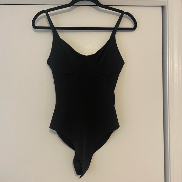 Zara Tops - Zara Black Sleeveless Bodysuit